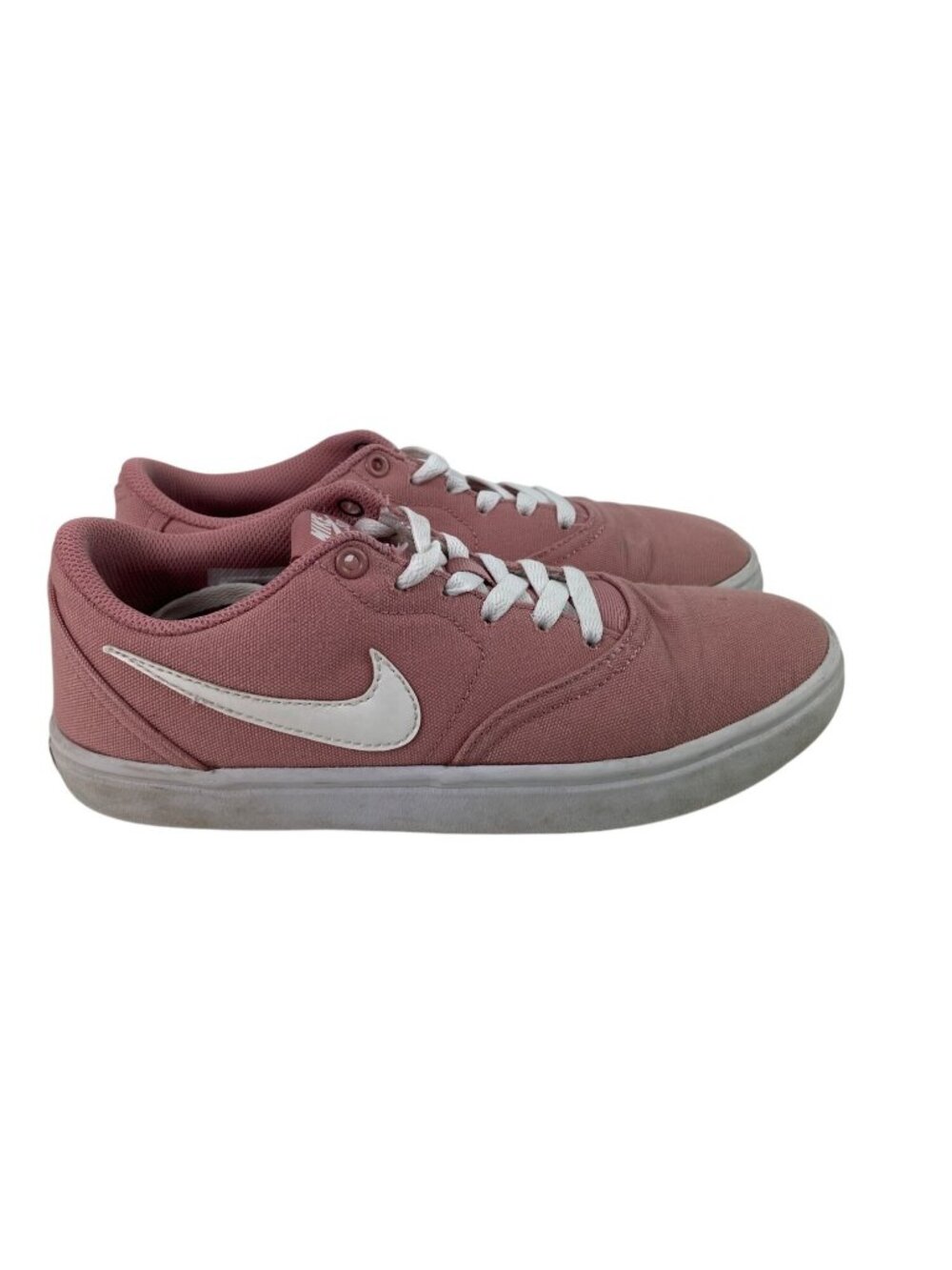 Nike SB Check Solarsoft Shoes Women's 7 Rust Pink Canvas Low Athletic Sneakers - Picture 2 of 13
